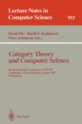 Image for Category Theory and Computer Science