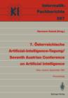 Image for 7. Osterreichische Artificial-Intelligence-Tagung / Seventh Austrian Conference on Artificial Intelligence : Wien, Austria, 24.–27. September 1991 Proceedings
