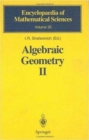 Image for Algebraic Geometry : Cohomology of Algebraic Varieties, Algebraic Surfaces : v. 2