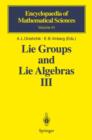 Image for Lie Groups and Lie Algebras III