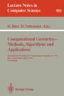 Image for Computational Geometry - Methods, Algorithms and Applications