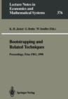 Image for Bootstrapping and Related Techniques