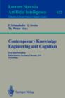 Image for Contemporary Knowledge Engineering and Cognition