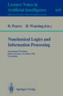 Image for Nonclassical Logics and Information Processing : International Workshop, Berlin, Germany, November 9-10, 1990. Proceedings
