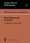 Image for Waste Disposal and Evaporites