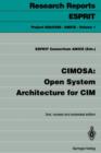 Image for CIMOSA: Open System Architecture for CIM