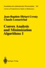 Image for Convex Analysis and Minimization Algorithms I