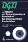 Image for 7. Kongre der Deutschsprachigen Gesellschaft fur Intraokularlinsen Implantation : 4. bis 6. Marz 1993, Zurich