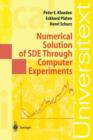 Image for Numerical Solution of SDE Through Computer Experiments