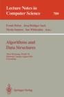Image for Algorithms and Data Structures : Third Workshop, WADS &#39;93, Montreal, Canada, August 11-13, 1993. Proceedings