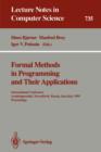 Image for Formal Methods in Programming and Their Applications : International Conference, Academgorodok, Novosibirsk, Russia, June 28 - July 2, 1993. Proceedings