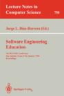 Image for Software Engineering Education : 7th SEI CSEE Conference, San Antonio, Texas, USA, January 5-7, 1994. Proceedings