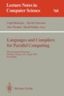 Image for Languages and Compilers for Parallel Computing : 5th International Workshop, New Haven, Connecticut, USA, August 3-5, 1992. Proceedings