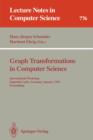 Image for Graph Transformations in Computer Science : International Workshop, Dagstuhl Castle, Germany, January 4 - 8, 1993. Proceedings
