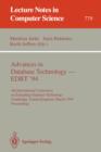 Image for Advances in Database Technology - EDBT &#39;94 : 4th International Conference on Extending Database Technology, Cambridge, United Kingdom, March 28 - 31, 1994. Proceedings