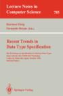 Image for Recent Trends in Data Type Specification