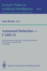Image for Automated Deduction — CADE-12