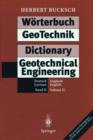 Image for Worterbuch GeoTechnik / Dictionary Geotechnical Engineering : v. 2 : Deutsch - Englisch / German - English