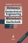 Image for Dictionary Geotechnical Engineering/ Worterbuch Geotechnik