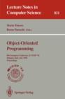 Image for ECOOP &#39;94 - Object-Oriented Programming