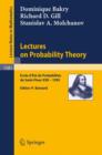 Image for Lectures on Probability Theory