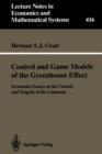 Image for Control and Game Models of the Greenhouse Effect : Economics Essays on the Comedy and Tragedy of the Commons