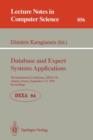 Image for Database and Expert Systems Applications : 5th International Conference, DEXA&#39;94, Athens, Greece, September 7 - 9, 1994. Proceedings