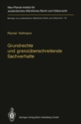 Image for Grundrechte und grenzuberschreitende Sachverhalte