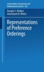 Image for Representations of Preferences Orderings