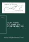 Image for Nonlinear Excitations in Biomolecules : Les Houches School, May 30 to June 4, 1994