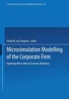 Image for Microsimulation Modelling of the Corporate Firm