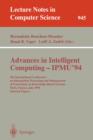 Image for Advances in Intelligent Computing - IPMU &#39;94 : 5th International Conference on Information Processing and Management of Uncertainty in Knowledge-Based Systems, Paris, France, July 4-8, 1994. Selected 