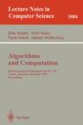 Image for Algorithms and Computations : 6th International Symposium, ISAAC &#39;95 Cairns, Australia, December 4 - 6, 1995. Proceedings Proceedings.