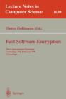 Image for Fast Software Encryption : Third International Workshop, Cambridge, UK, February 21 - 23, 1996. Proceedings