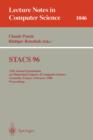 Image for STACS 96 : 13th Annual Symposium on Theoretical Aspects of Computer Science, Grenoble, France, February 22-24, 1996. Proceedings