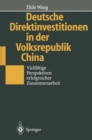 Image for Deutsche Direktinvestitionen in Der Volksrepublik China