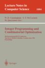 Image for Integer Programming and Combinatorial Optimization : 5th International IPCO Conference Vancouver, British Columbia, Canada June 3–5, 1996 Proceedings