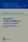 Image for Distributed Artificial Intelligence: Architecture and Modelling