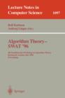Image for Algorithm Theory - SWAT &#39;96