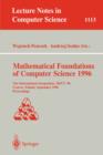Image for Mathematical Foundations of Computer Science 1996 : 21st International Symposium, MFCS&#39; 96, Crakow, Poland, September 2 - 6, 1996. Proceedings