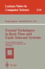 Image for Formal Techniques in Real-Time and Fault-Tolerant Systems