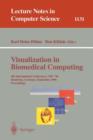 Image for Visualization in Biomedical Computing : 4th International Conference, VBC &#39;96, Hamburg, Germany, September 22 - 25, 1996, Proceedings