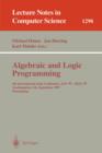 Image for Algebraic and Logic Programming : 5th International Conference, ALP &#39;96, Aachen, Germany, September 25 - 27, 1996. Proceedings