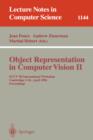 Image for Object Representation in Computer Vision II : ECCV &#39;96 International Workshop, Cambridge, UK, April 13 - 14, 1996. Proceedings