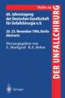 Image for 60. Jahrestagung der Deutschen Gesellschaft fur Unfallchirurgie e.V.