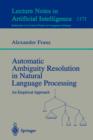 Image for Automatic Ambiguity Resolution in Natural Language Processing