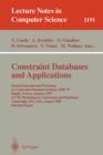 Image for Constraint Databases and Applications : Second International Workshop on Constraint Database Systems, CDB &#39;97, Delphi, Greece, January 11-12, 1997, CP&#39;96 Workshop on Constraints and Databases, Cambrid