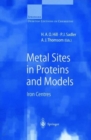Image for Structure and Bonding : Vol 88 : Metal Sites in Proteins and Models: Iron Centres