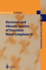 Image for Electronic and Vibronic Spectra of Transition Metal Complexes II