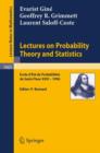 Image for Lectures on Probability Theory and Statistics : Ecole d&#39;Ete de Probabilites de Saint-Flour XXVI - 1996
